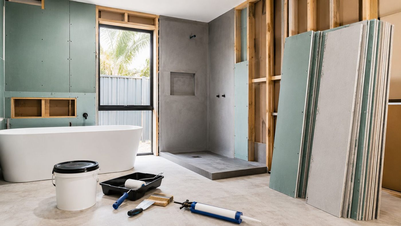 Wet-Area Linings That Handle Perth's Wet Season: Aquachek vs Villaboard vs Fyrchek MR